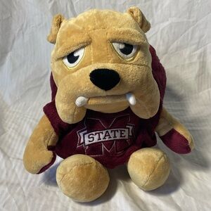 Mississippi State Bulldog/football Plush Toy
